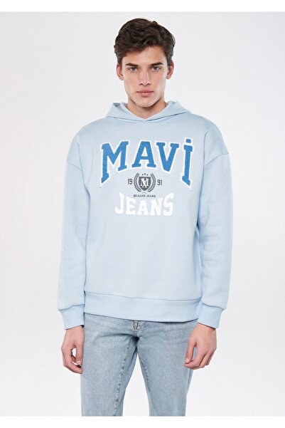 Mavi Φούτερ με τυπωμένο λογότυπο 0610942-70803