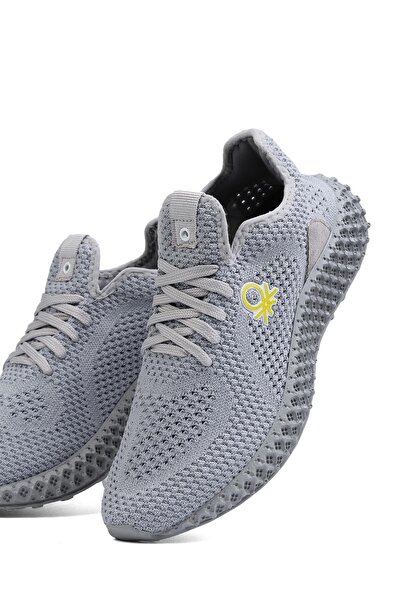 Benetton BN-30008 - Açık Gri - Erkek Spor Ayakkabı