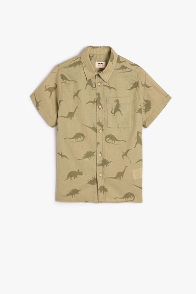 Koton Boy's Khaki Shirt