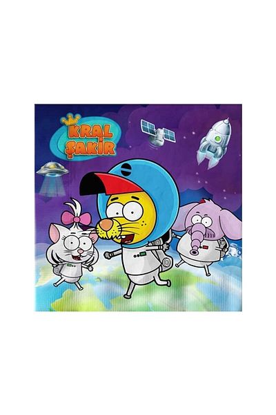 aşkın concept Kral Şakir Fun 20 Party Napkin in Space