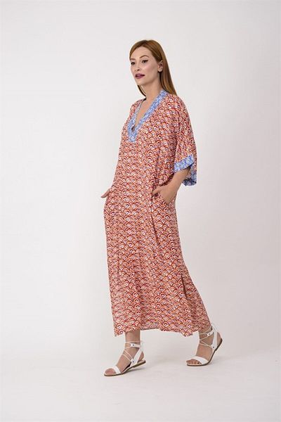 ZTO WOMEN'S V-NECK SPRING DETAIL DRESS