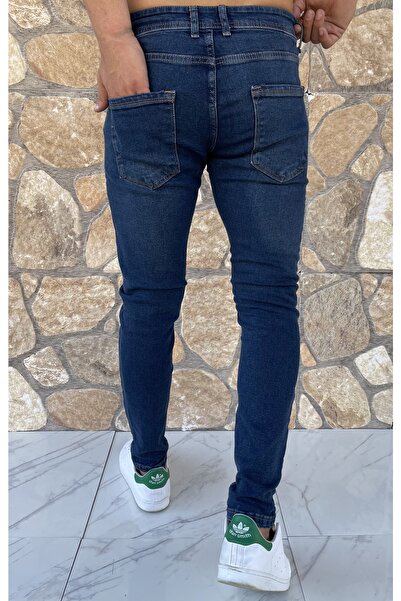 Dr Dnm Remix Ανδρικό τζιν με λεπτή εφαρμογή Lycra Brown - Τζιν με τόνους και νύχια