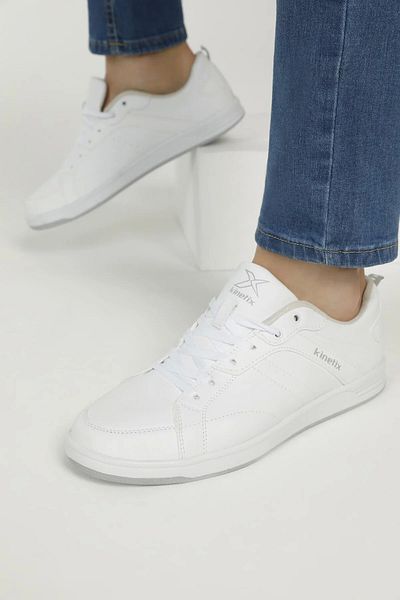 Kinetix Rabon Pu White-A. Pantofi sport casual pentru bărbați de sezon gri