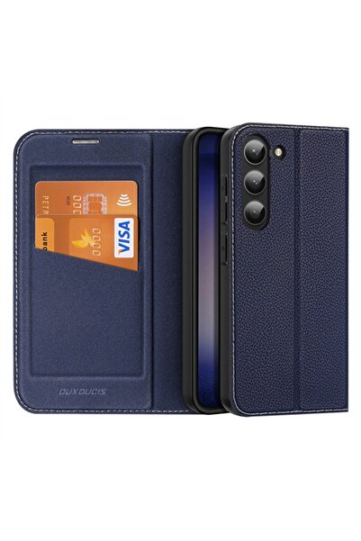 Dux Ducis SM Galaxy S23 Plus Kılıf Skin X2 Series Magnetic PU Deri Manyetik K...