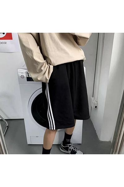DENİKK Σορτς Unisex με φερμουάρ με λεπτομέρεια Y2k