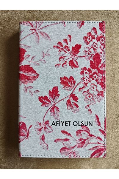 ankara menü (قطعة واحدة) صندوق مقاس 13 × 21، وسادة إيصالات جلدية، صندوق تغيير مطبوع، تذكرة
