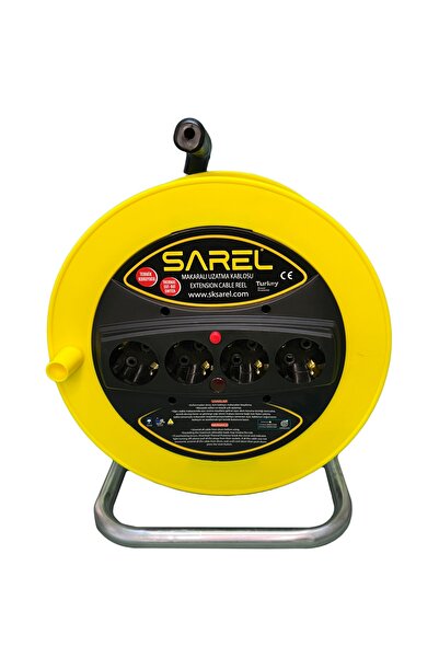 SAREL Termal Sigortalı Boş Kablo Makarası Sarı