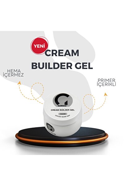 Gelshine Protez Tırnak Jel (BUİLDER GEL)CREAM BUİLDER GEL)T.P.O FREE (krem Kı...