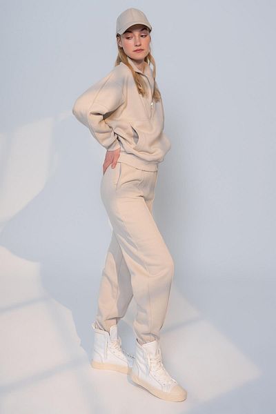 Re-clo Alice Zipper Detailed Sweatshirt