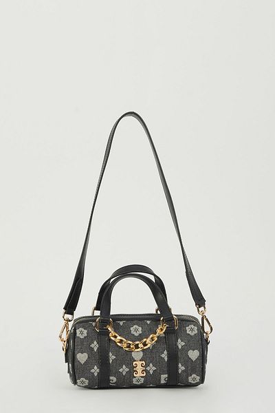 Pierre Cardin Denim Black Women's Handbag 05PO23Y1735