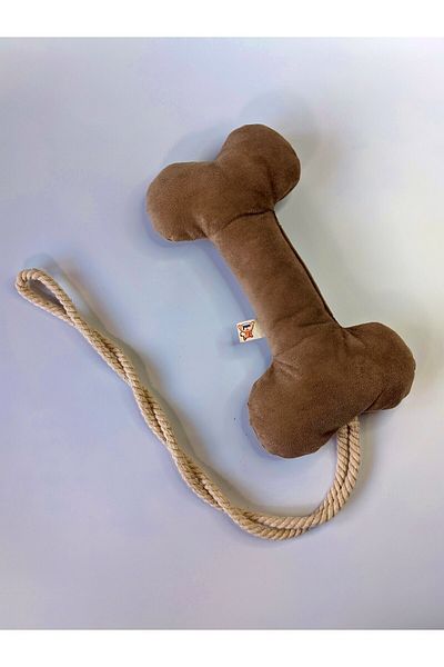 UTDpet Bestie Brown Bone Dog Traction Toy
