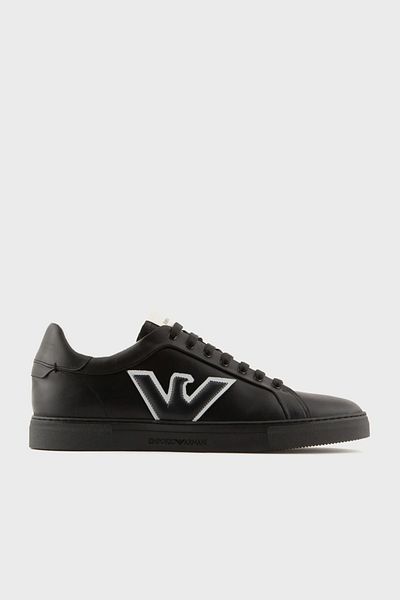 Giorgio armani sales black shoes
