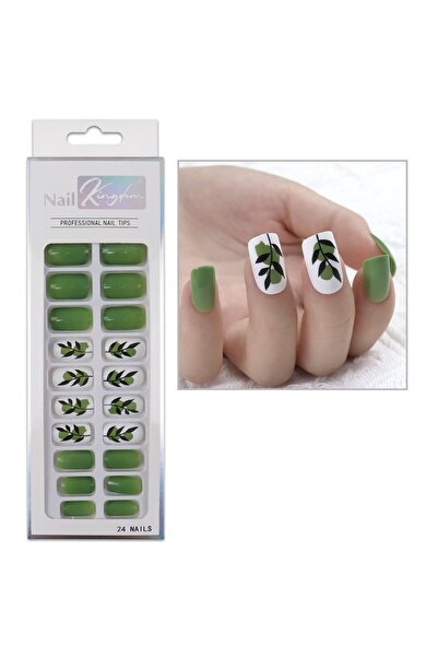 Nail Master 24'lü Desenli Takma Tırnak Seti Zararsız Yapıştırıcı