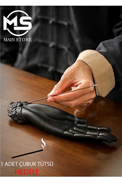 Main Collectibles El Tütsülük Oda Kokusu Çubuk Tütsülük Siyah Renk