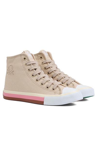 Benetton ®| BN-90189 - Beige - Women's Sports Shoes
