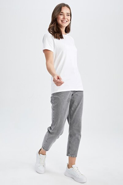 DeFacto Paperbag Fit High Waist Jean Trousers