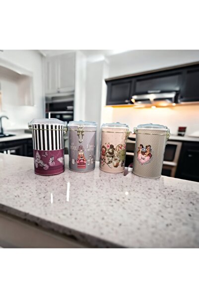 Şafak Decorations Metal Kapaklı Çok Amaçlı Lüks Saklama Kabı