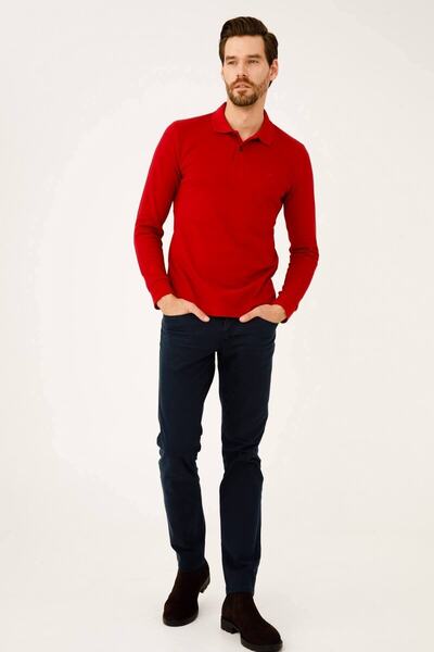 İgs Pantaloni slim pentru bărbați bleumarin