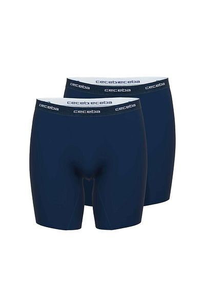Ceceba Herren-Shorts, 2er-Pack – Boxershorts, lange Boxershorts, Basic, Baumwolle, M-7XL, einfarbig