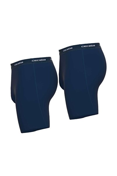 Ceceba Herren-Shorts, 2er-Pack – Boxershorts, lange Boxershorts, Basic, Baumwolle, M-7XL, einfarbig