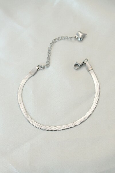 Generic Brand Lisinya741 - Steel Silver Color Italian Chain Bracelet