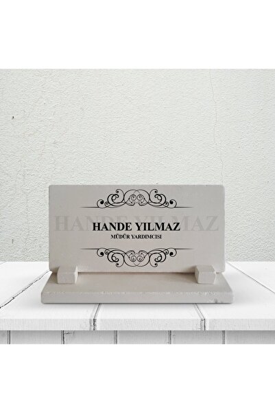 Bk Gift Kişiye Özel Müdür Yardımcısı Taş Masa İsimliği