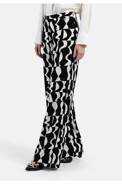 Dreimaster Klassischer Stoffhose-Eukalyptus