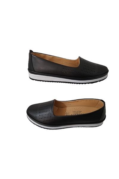 Ayzen Black Laser Printed Casual Classic Shoes