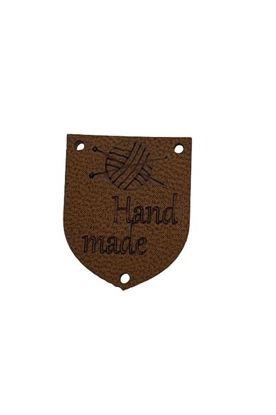 EleganTShoP Handmade Leather Label Amigurumi handx3