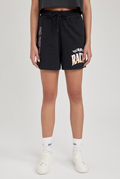 DeFacto Coool Beli Bağcıklı Baskılı Şort A8611ax23hs