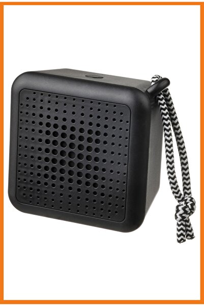 IKEA VAPPEBY siyah taşınabilir su geçirmez bluetooth hoparlör