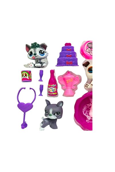 JOYFUL CHİLD Mini 4 Figured Feeding Bottle with 17 Pieces of Pillow and Comb