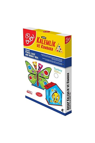 Bubu Kalemlik ve Kumbara Ahşap Boyama AC0007