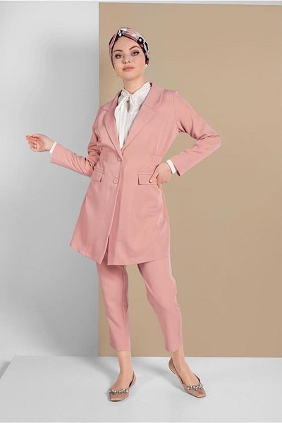 TRENDTESETTÜR Γυναικείο Σετ Παντελόνι Classic Cut 2 τεμαχίων 6355