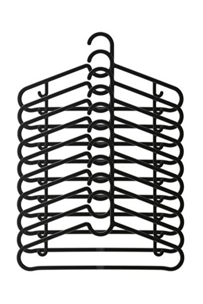 Bayev 10 Pieces Clothes Hangers - Shirts Tie Hanger Plastic Hanger Ikea Model Hanger Wardrobe Hanger