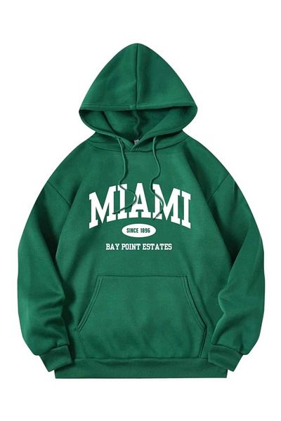 FAVORİST Голям спортен суитшърт с принт на Miami
