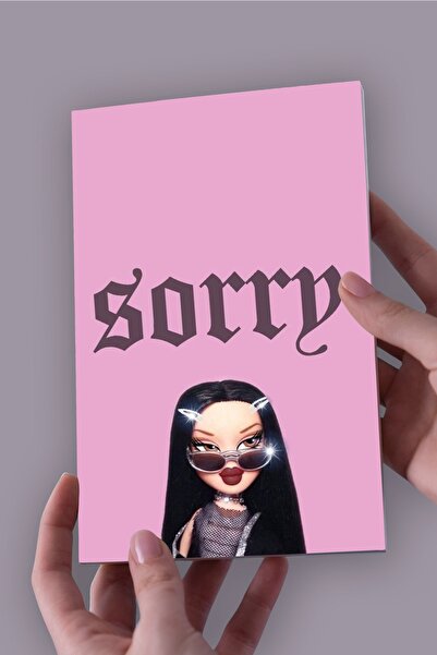 Namgo دفتر ملاحظات غير مبطن من Bratz Sorry مقاس A5 (50 صفحة)