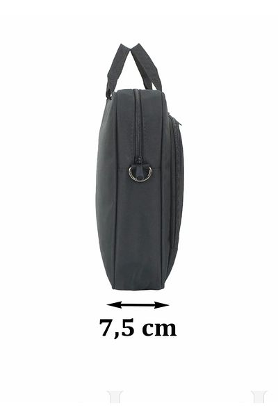 emsa Geantă de umăr pentru bărbați Case Club Compatibilă cu compartiment pentru laptop de 15,6 inchi Buzunar frontal Pânză impermeabilă