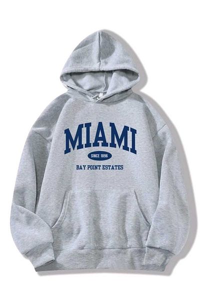 FAVORİST Αθλητικό φούτερ με στάμπα Miami