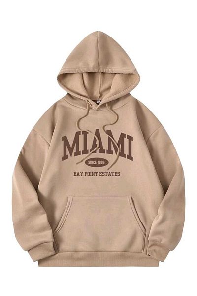 FAVORİST Αθλητικό φούτερ με στάμπα Miami