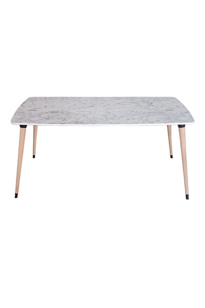 Estelia Netaks Truva Masa Ahşap Mutfak Yemek Masası - 90x120 Cm