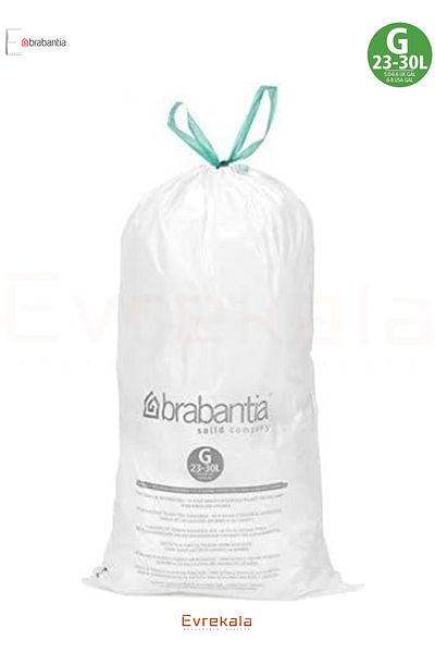 Brabantia Evrekala Shop Garbage Bag Brabantia 23-30 Lt Garbage Bag 20 Pieces