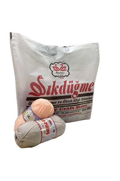 EleganTShoP Şık Düğme El Geçme Bez Çanta