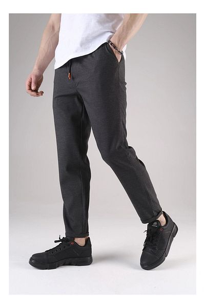 BLG SPORTS WEAR Ανδρικό παντελόνι Jogger Slim Fit Smoked