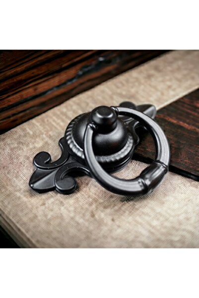 Dizaynhouse Ντουλάπα με λαβή μαύρου δακτυλίου και λαβή συρταριού