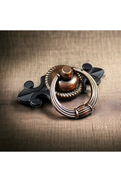 Dizaynhouse Mâner cu frunze de cupru negru pentru dulap și mâner pentru sertar