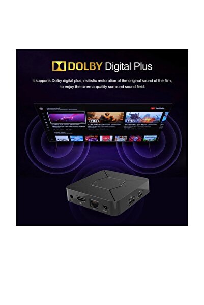 FS1PRO TEKNOLOJI 4K Android Tv box / Sesli Komut & Google Asistan Prime Q1
