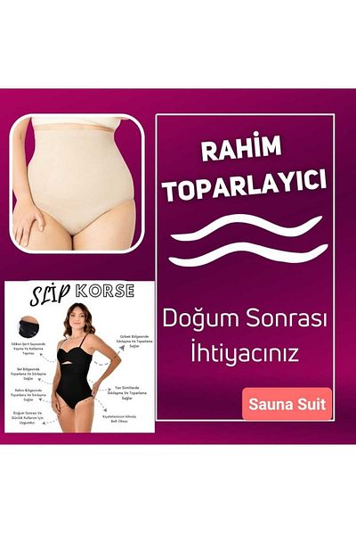 Sh Mağazacılık High Waist Shaper Belly and Waist Panties Corset Women String Corset