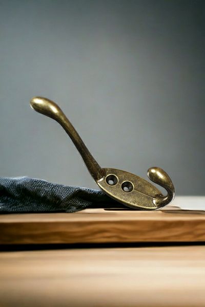 Dizaynhouse Yellow Metal Modern Hanger Antique - Closet Wall Coat Rack