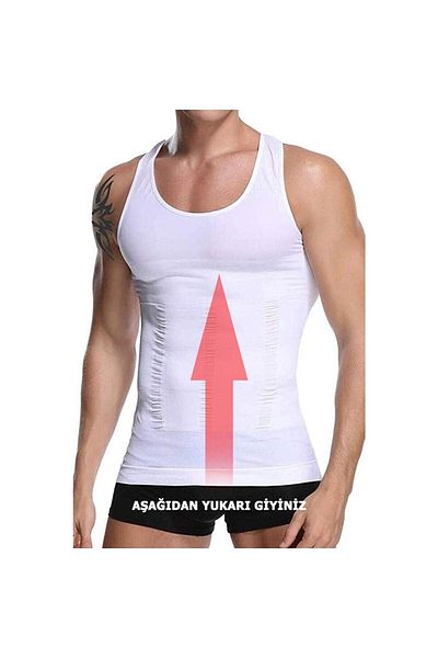 Sh Mağazacılık Ανδρικό εσώρουχο Ultra Premium Corset Waist Chest Belly Gynecomastia Singlet Corset